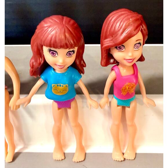 Polly Pocket 4” tall poseable dolls 
Set 2 - Picture 3 of 4
